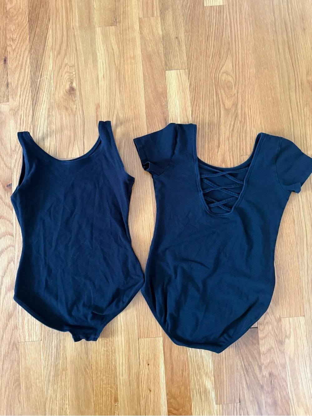 Capezio Black Dance Leotard Set of 2